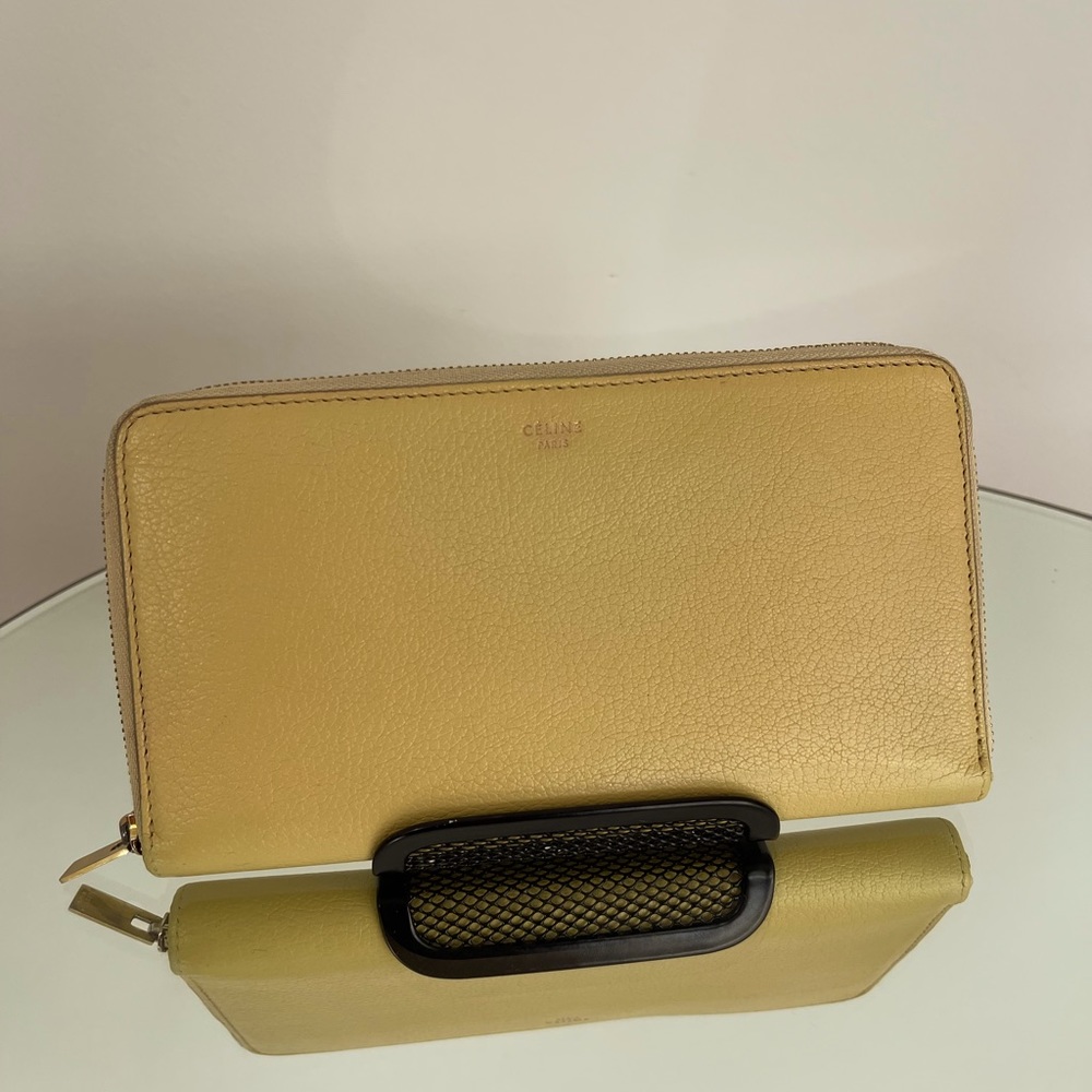 Celine Zip Around Wallet + COA